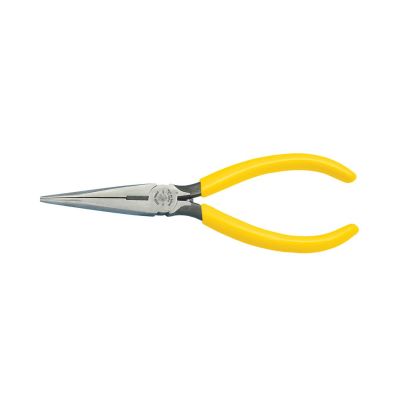 KLED203-7C image(0) - Klein Tools Pliers, Needle Nose Side-Cutters with Spring, 7-Inch