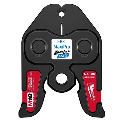 MLW49-16-2650Z image(0) - Milwaukee Tool 1/4 Inch ZoomLock&reg; MAX Press Jaw for M18 FORCE LOGIC Press Tools