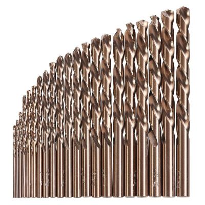 KNK21KK6 image(0) - KnKut KnKut 21 Piece Left Hand Jobber Length Drill Bit Set 1/16"-3/8" by 64ths