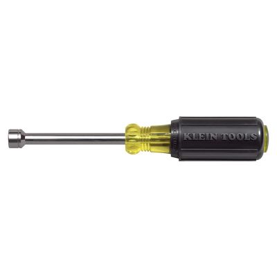 KLE630716M image(0) - Klein Tools 7/16-Inch Magnetic Tip Nut Driver 3-Inch Shaft