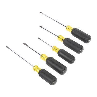 KLE85805 image(0) - Klein Tools All-Purpose Screwdriver Set, 5-Piece