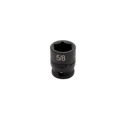 VIMIMP658 image(0) - VIM TOOLS 5/8 Inch X 3/8 Inch Drive SAE Cr-Mo Impact Socket - Shallow