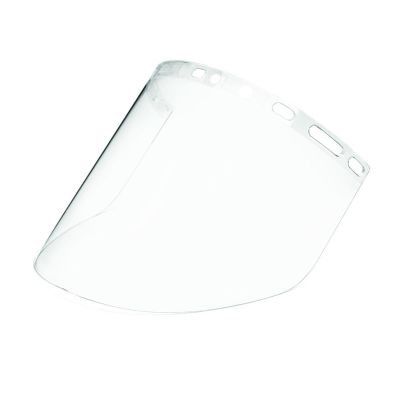 SRWS37701 image(0) - Sellstrom Replacement Windows for Face Shields - UNIVERSAL - Clear Molded Spherical PC window - 9&rdquo; x 15&rdquo; x .060&rdquo; - V-shape