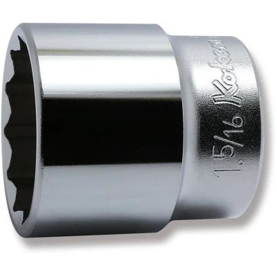 KKN4405A-1-5-16 image(0) - Ko-ken USA 4405A-1.5/16 1/2 Square Drive Socket 1.5/16 12 Point Length 47 mm