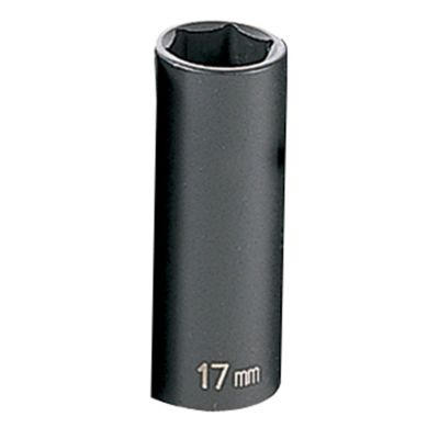 GRE1017MD image(0) - Grey Pneumatic 3/8" Drive x 17mm Deep Socket