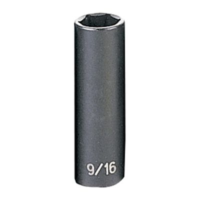 GRE1018D image(0) - Grey Pneumatic 3/8" Drive x 9/16" Deep Socket