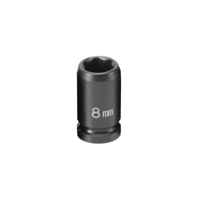 GRE908MS image(0) - Grey Pneumatic 1/4" Surface Drive x 8mm Standard  Socket