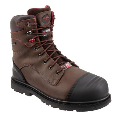 FSIA7577-7W image(0) - Avenger Work Boots Hammer - Men's 8" Boots - Carbon Nano-Fiber Toe - IC|EH|SR|PR - Brown/Black - Size: 7 - E - (Wide)