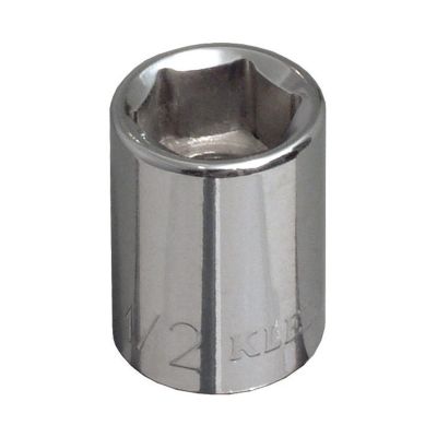 KLE65700 image(0) - Klein Tools 3/8-Inch Standard 6-Point Socket, 3/8-Inch Drive