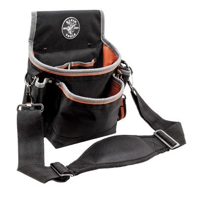 KLE5243 image(0) - Klein Tools Tradesman Pro&trade; Tool Pouch, 15 Pockets, 11.5 x 4.5 x 10-Inch