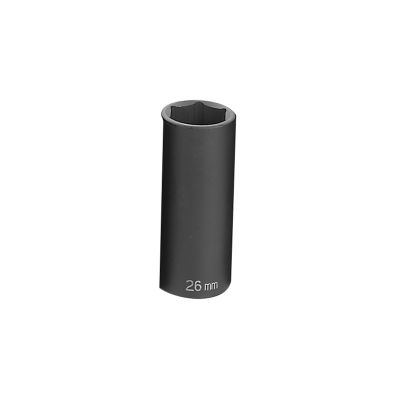 GRE2026MD image(0) - Grey Pneumatic 1/2" Drive x 26mm Deep Socket