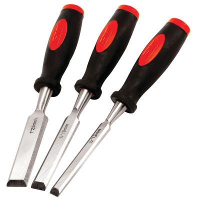 WLMW5372 image(0) - Wilmar Corp. / Performance Tool 3 Piece Wood Chisel Set