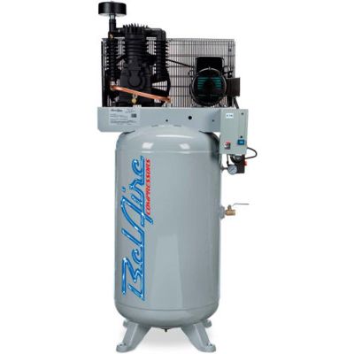 IMC338VL image(0) - IMC (Belaire) 7.5 HP 80 Gallon 175 PSI 230 Volt Air Compressor 7.5 HP 80 Gallon Vertical 175 PSI 230 3 60 22.2 CFM T39 Pump w starter