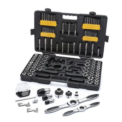 KDT82812 image(0) - GEARWRENCH 114 Piece SAE/Metric Ratcheting Tap and Die Set
