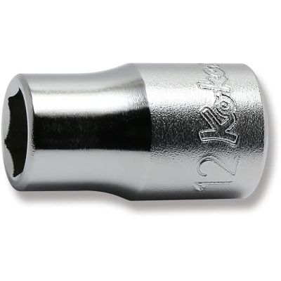 KKN4400M-12 image(0) - Ko-ken USA 4400M-12 1/2 Square Drive Socket 12 mm 6 Point Length 37 mm
