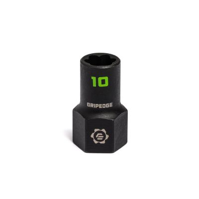 GETXBM10 image(0) - Grip Edge Tools 10mm 3/8" Dr RPT Socket Extractor with FORS (Standard Length)