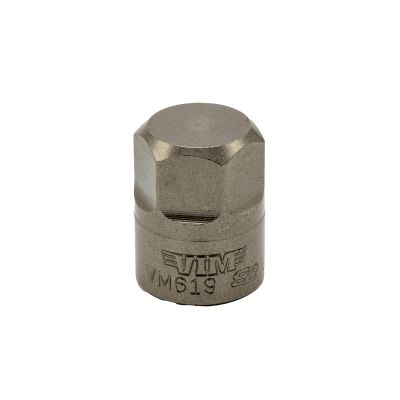VIMVM619 image(0) - VIM Tools 19 mm Stubbie One Piece Impact Driver, S2 Steel, 1 .1 OAL (28 mm)