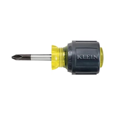 KLE603-1 image(0) - Klein Tools Screwdriver cushion-grip Round-Shank Phillips #2 1-1/2"x3-7/16"