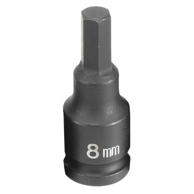 GRE1908M image(0) - Grey Pneumatic 3/8" Drive x 8mm Hex Driver