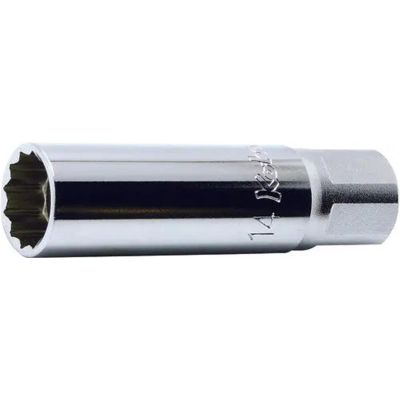 KKN3305P-14 image(0) - Ko-ken USA 3305P-14 3/8 Square Drive 12 Point Magnetic Spark Plug Socket 14 mm