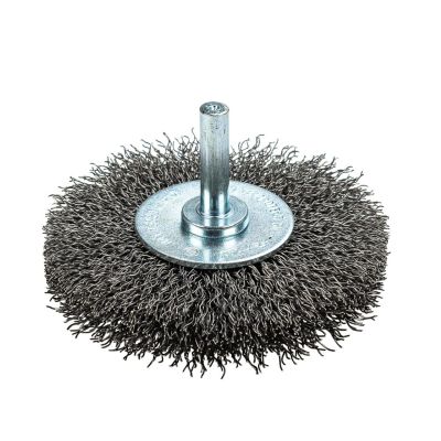 FOR60016 image(0) - Forney Industries Command PRO Wire Wheel, Crimped, 3 in x .014 in x 1/4 in Shank