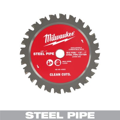 MLW48-40-4062 image(0) - Milwaukee Tool 1/2 inch &hyphen; 1 inch Steel Pipe Cutting Blade