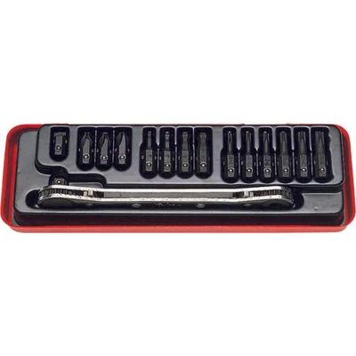 KKN1202 image(0) - Ko-ken USA 1202 15 Piece Bit Set w/ Wrench