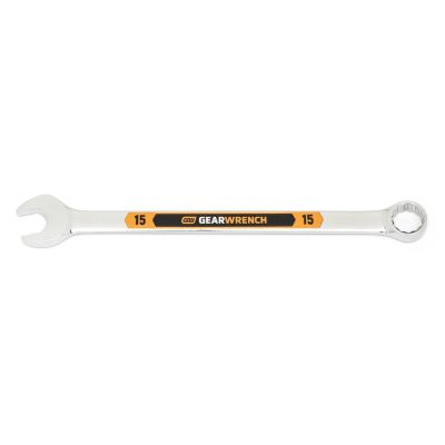 KDT81672H image(0) - GEARWRENCH 15mm 12 Point Hi-Viz Long Pattern Combination Wrench