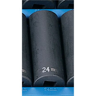 GRE2024MD image(0) - Grey Pneumatic 1/2" Drive x 24mm Deep Socket