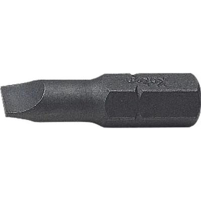 KKN108S-25-4 image(0) - Ko-ken USA 108S.25-4 1/4 Hex Drive Bit Slotted 0.6 X 4 Length 25 mm