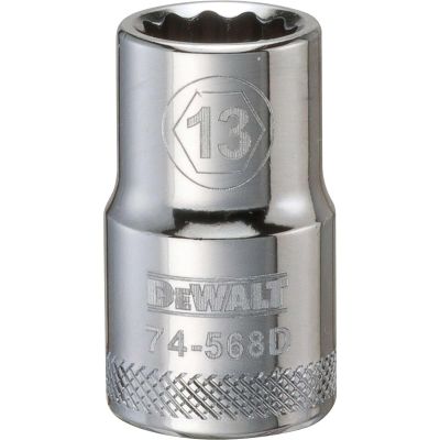 DWTDWMT74568OSP image(0) - DEWALT 001Pc 12Dr Socket-12Pt-13