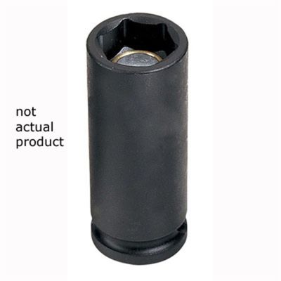 GRE1010DG image(0) - Grey Pneumatic 3/8" Drive x 5/16" Magnetic Deep Socket