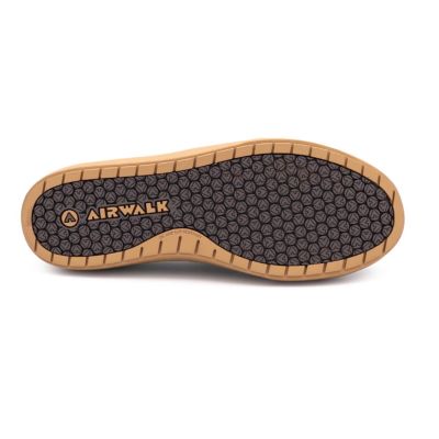 FSIAW7002-13D image(1) - AIRWALK VENICE - Men's Leather Slip On - CT|EH|SF|SR - Buffalo Crazy Horse / Gum - Size: 13 - D - (Regular)