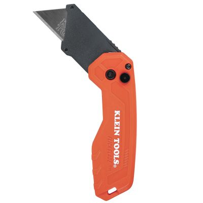 KLE44310 image(0) - Klein Tools FLICKBLADE&trade; Folding Carpet Utility Knife