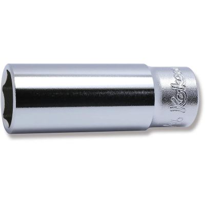 KKN3300A-9-16 image(0) - Ko-ken USA 3300A-9/16 3/8 Square Drive Socket 9/16 6 Point Length 55 mm