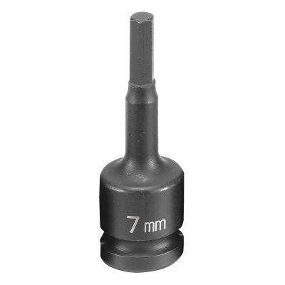 GRE2907M image(0) - Grey Pneumatic 1/2" Drive x 7mm Hex Driver