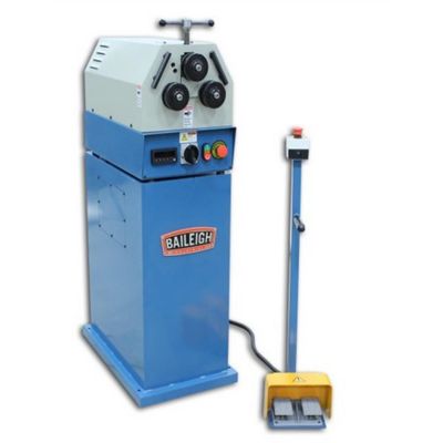 BLI1006850 image(0) - Baileigh R-M20-220 - 220V 3 Phase Ring and Angle Roll Bender, 2 Driven Rolls, Manual Top Roll,