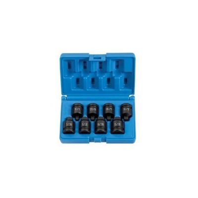GRE1308P image(0) - Grey Pneumatic 1/2" Drive 8 Piece Pipe Plug Socket Set