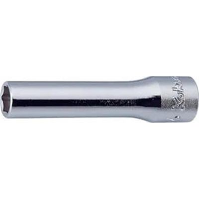 KKN2300W-2 image(0) - Ko-ken USA 2300W-2 1/4 Square Drive Socket BA2 6 Point Length 50 mm