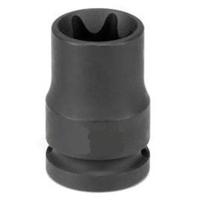GRE2114ET image(0) - Grey Pneumatic 1/2" Drive x E14 External Star Impact Socket