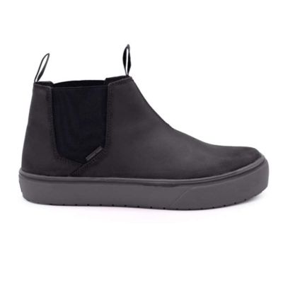 FSIAW7101-7EE image(0) - AIRWALK VENICE - Men's Leather Chelsea Slip On - CT|EH|SF|SR - Black / Forged Iron - Size: 7 - 2E - (Extra Wide)