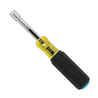 KLE65408MAGM image(0) - Klein Tools Metric Magnetic Color-Coded Nut Driver, Heavy-Duty Hollow-Shaft, 8mm