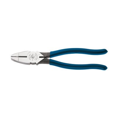 KLED201-8NE image(0) - Klein Tools Lineman's Pliers, Side Cutters with New England Nose, 8-Inch