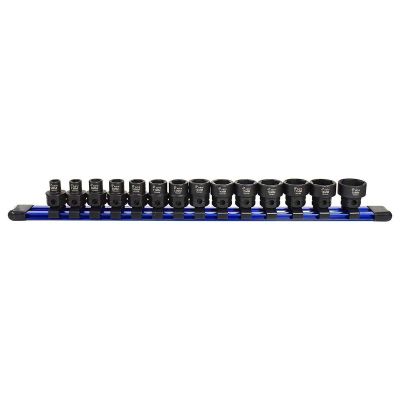 AST78314 image(0) - Astro Pneumatic 14PC 3/8" DRIVE NANO IMPACT SOCKETS - METRIC