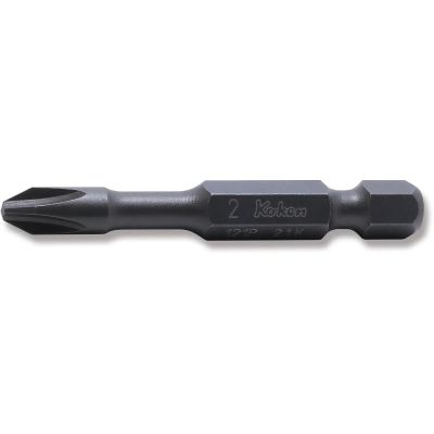 KKN121P-50-2 image(0) - Ko-ken USA 121P.50-2 1/4 Hex Drive Bit PH2 Length 50 mm