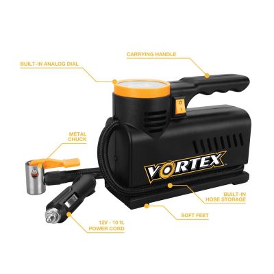 WLMW7900 image(0) - Wilmar Corp. / Performance Tool 12V Compact Tire Inflator w/LED Light
