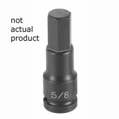 GRE2913M image(0) - Grey Pneumatic 1/2" Drive x 13mm Hex Driver