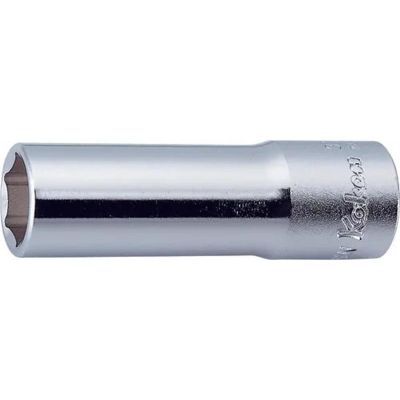 KKN3305W-3-8 image(0) - Ko-ken USA 3305W-3/8 3/8 Square Drive Socket Whitworth 3/8 12 Point Length 55 mm