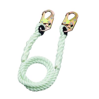 SRWV8151004 image(0) - PeakWorks Restraint Lanyard with 5/8" Rope - Snap Hooks - 4 FT