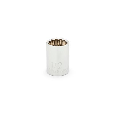 KDT80500D image(0) - GEARWRENCH 3/8 Inch Drive 12 Point Standard SAE Socket 1/2 Inch